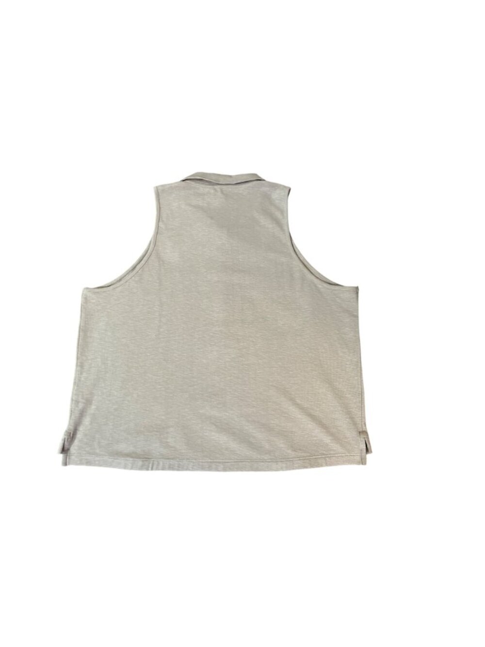 Banana Republic Women’s XL Cotton Stretch Sleeveless Polo Boxy Top Used - Picture 4 of 13